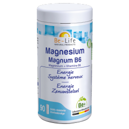 Magnesium Magnum B6 – 90 cápsulas – Be-Life