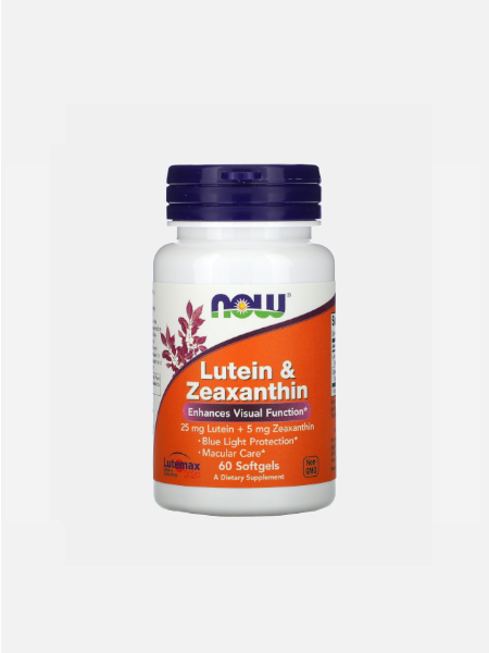 Lutein e Zeaxanthin- 60 cápsulas - Now