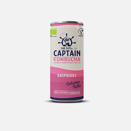 Captain Kombucha Bio Framboesa – 250 ml – THE GUTsy CAPTAIN