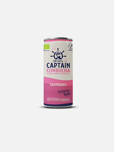 Captain Kombucha Bio Framboesa - 250 ml - THE GUTsy CAPTAIN