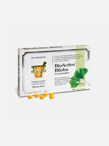 BioActivo Biloba - 60 comprimidos - Pharma Nord