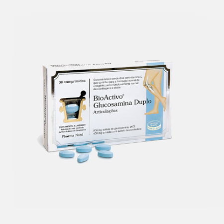 BioActivo Glucosamina Duplo – 30 comprimidos – Pharma Nord