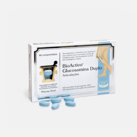 BioActivo Glucosamina Duplo – 60 comprimidos – Pharma Nord