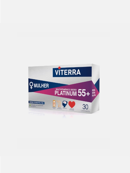 Viterra Platinum 55+ Mulher - 30 comprimidos - Perrigo