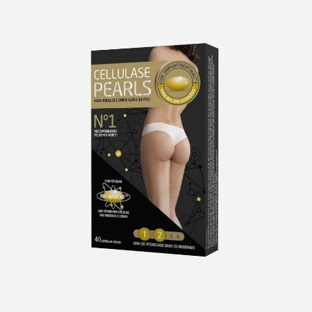 Cellulase Gold Pearls – 40 cápsulas – Perrigo