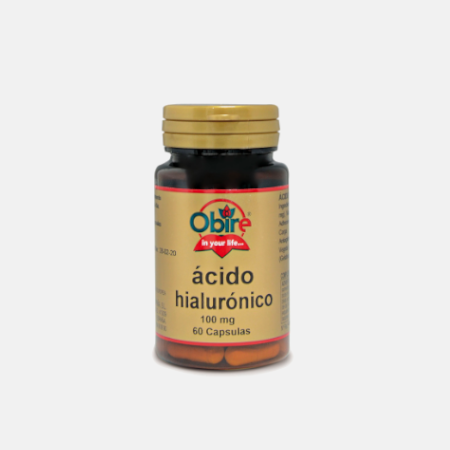 Ácido Hialurónico 100mg – 60 cápsulas – Obire