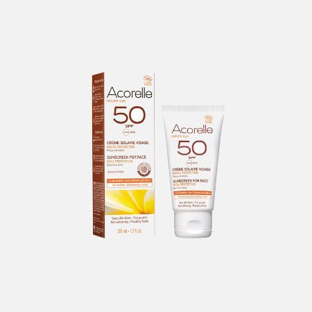 Creme solar facial SPF50 – 50ML – ACORELLE