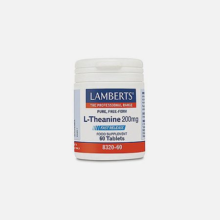 L-Theanine 200 mg – 60 comprimidos – Lamberts