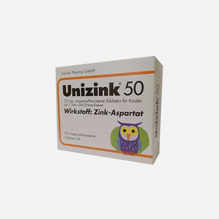 Unizink 50 – 100 comprimidos – KVP