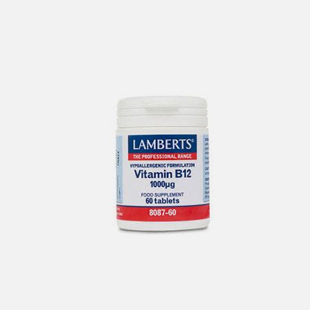 Vitamina B12 1000µg – 60 comprimidos – Lamberts