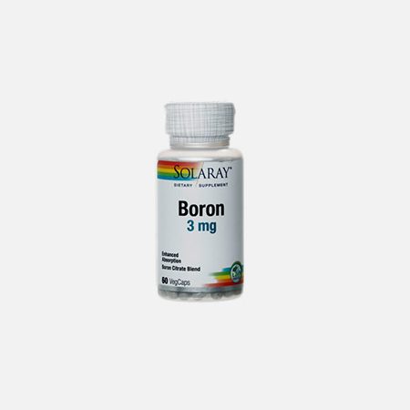 Boron Citrate – 60 cápsulas – Solaray