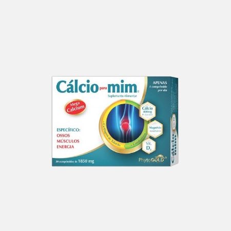 Cálcio para mim – 30 comprimidos – PhytoGold