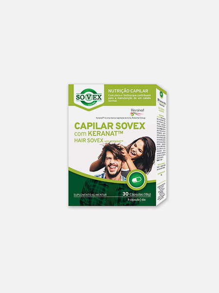 Capilar Sovex com Keranat - 30 cápsulas - Sovex