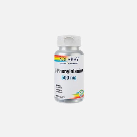 L-Phenylalanine 500 mg – 60 cápsulas – Solaray