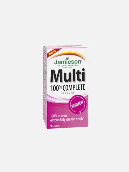 Multi 100% Complete Women Multivitaminas - 90 Comprimidos - Jamieson
