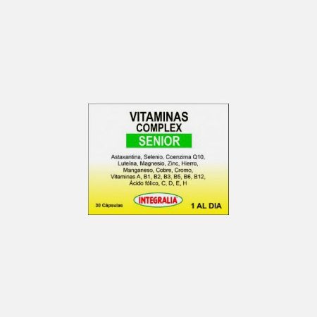 Vitaminas Complex Senior – 30 cápsulas – Integralia