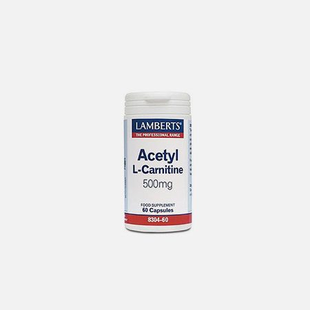 Acetyl L-Carnitine 500mg – 60 comprimidos – Lamber