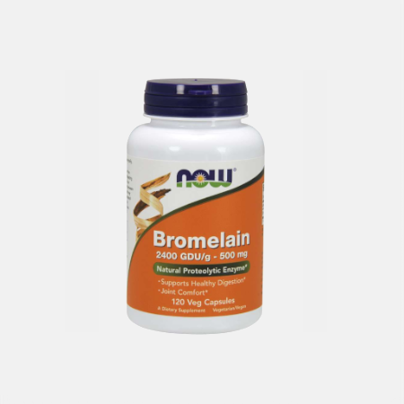 Bromelain – 60 cápsulas – Now