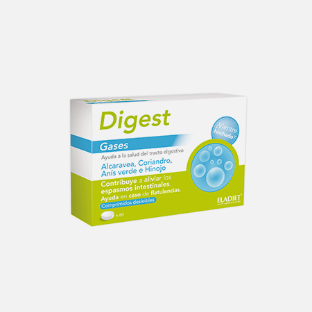Digest Gases Comprimidos – 60 comprimidos – Eladiet
