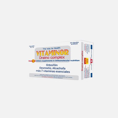 DRAINO Complex – 60 cápsulas – Vitaminor