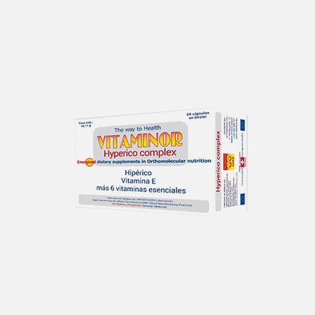 HYPERICO Complex – 60 cápsulas – Vitaminor
