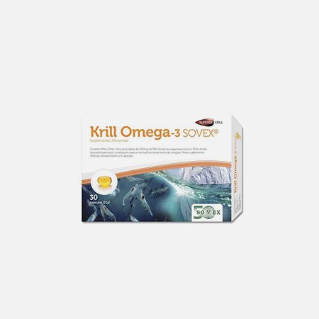 Krill Omega-3 – 30 cápsulas – Sovex