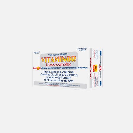 LIBIDO Complex – 60 cápsulas – Vitaminor
