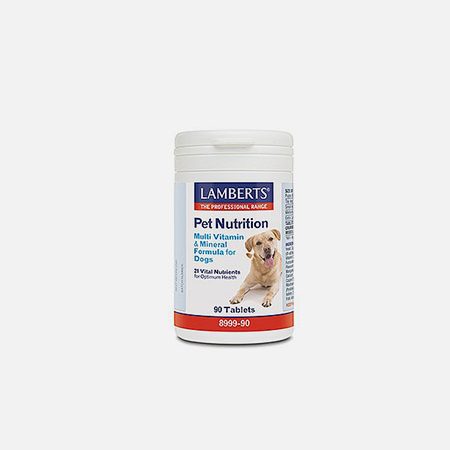 Multi Vitamin and Mineral Formula for Dogs – 90 comprimidos – Lamberts
