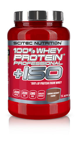 100% Whey Protein Professional + ISO sabor Amêndoa/Coco – 30