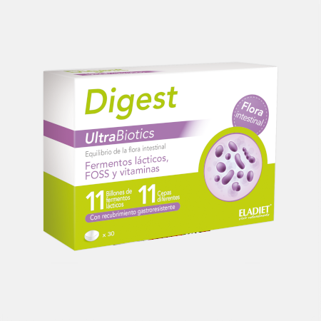 Digest UltraBiotics – 30 comprimidos – Eladiet