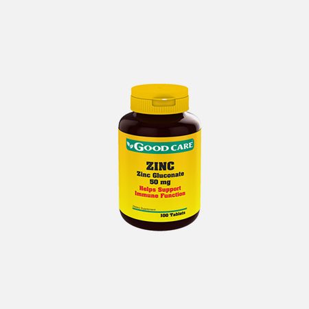 Zinc – zinc gluconate 50 mg – 100 comprimidos – Good Care