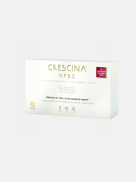 Crescina HFSC Transdermic Complete Treatment 500 Man - 10+10 vials