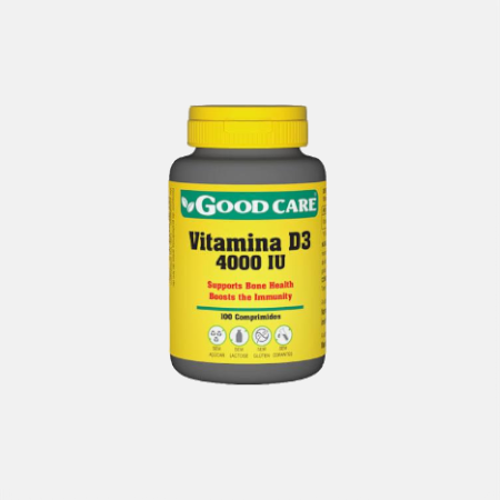Vitamin D3 4000 iu – 100 comprimidos – Good Care