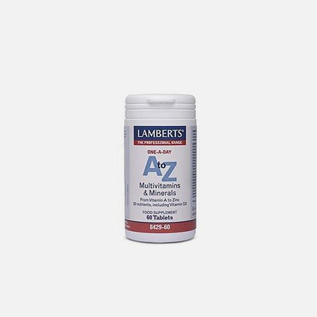 A-Z Multivitaminas e Minerais – 60 comprimidos – Lamberts