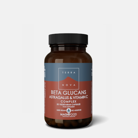 BETA GLUCANS Astragalus Vitamin C Complex – 50 cápsulas – Terra Nova