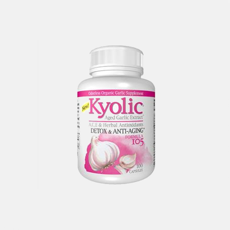 Fórmula 105 Detox Anti-Aging – 100 cápsulas – Kyolic