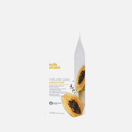 Haircare natural care mask papaya – 12x15gr – Milk Shake