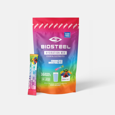 Hydration Mix Rainbow Twist Multifrutos – 16 saquetas – BioSteel