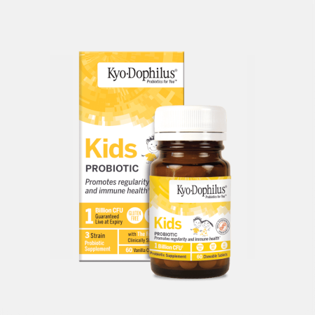 Kids Kyo-Dophilus – 60 comprimidos mastigáveis – Kyolic