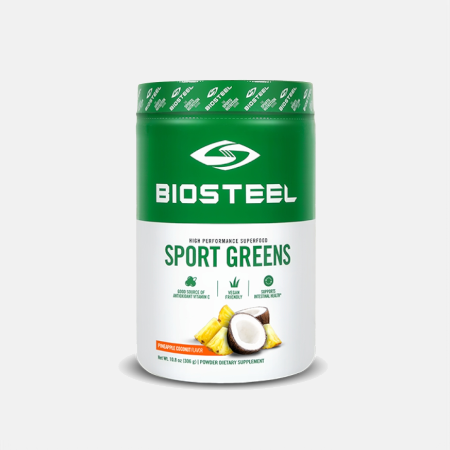 Sport Greens Ananás Coco – 306g – BioSteel