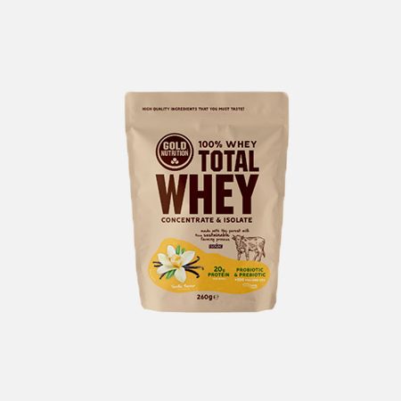 Total Whey sabor Baunilha – 260g – Gold Nutrition