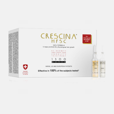 Crescina HFSC Transdermic Complete Treatment 1300 Woman – 10+10 vials