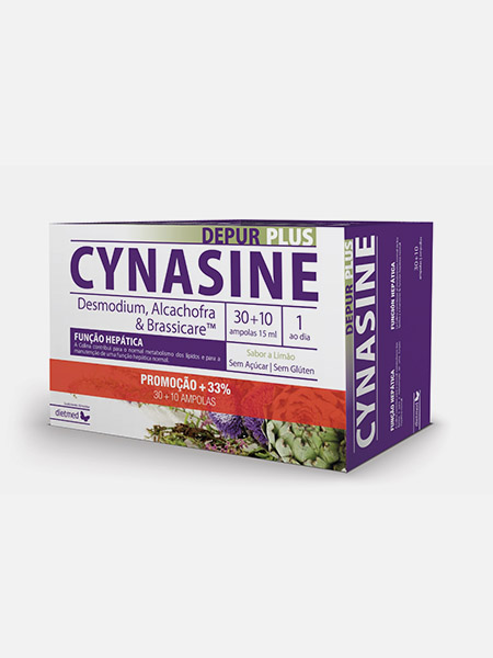 Cynasine Depur Plus 30+10 ampolas - Dietmed