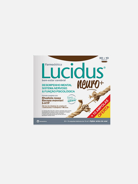 Lucidus Neuro 30 +10  Ampolas - Farmodiética