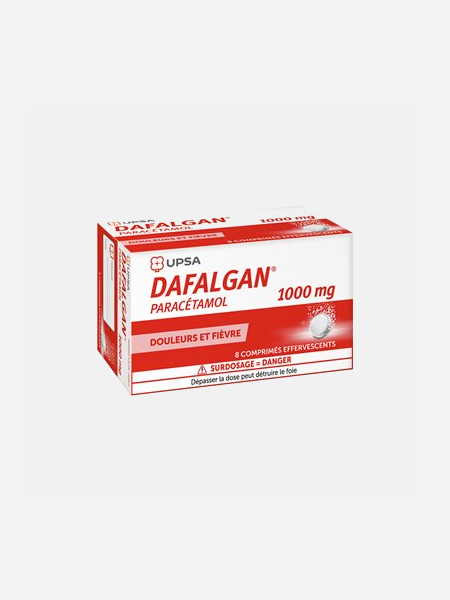 Dafalgan 1g - 8 comprimidos efervescentes - Perrigo