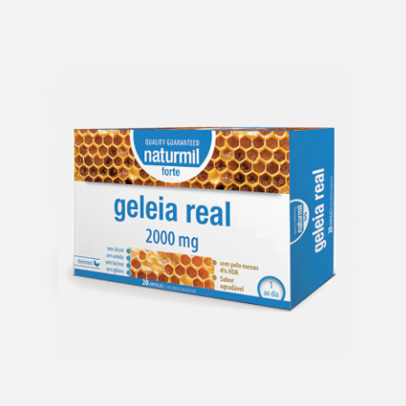 Geleia Real Forte Ampolas – 20 ampolas – DietMed