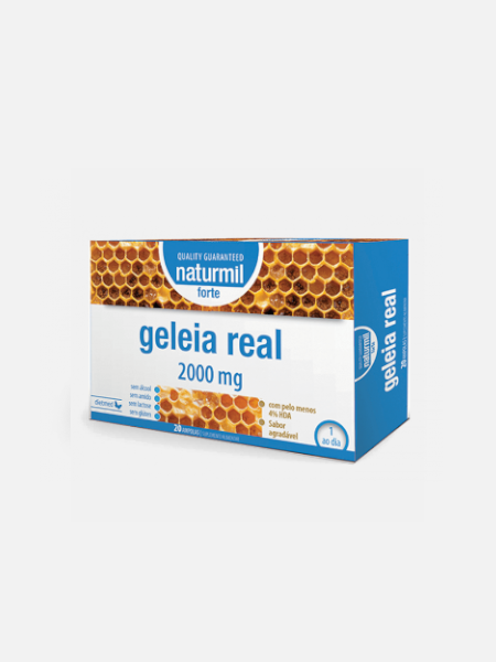 Geleia Real Forte Ampolas - 20 ampolas - DietMed