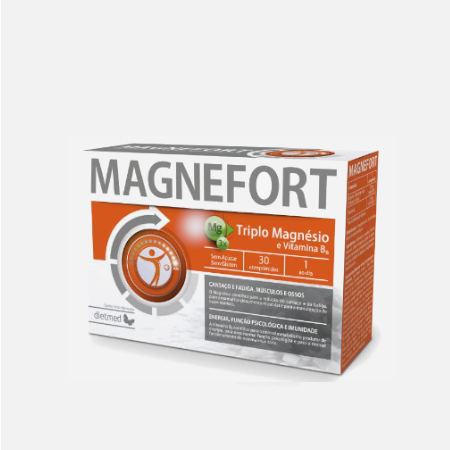 Magnefort – Triple Magnésio – 30 Comp – Dietmed