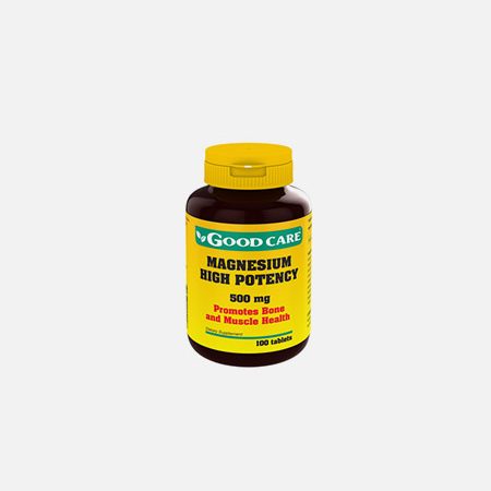 Magnesium High Potency – 100 comprimidos – Good Care