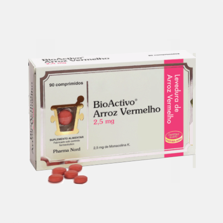 BioActivo Arroz Vermelho 2,5 mg – 90 comprimidos – Pharma Nord